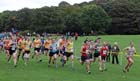 Start of the senior mens Northern Cross Country Relays, Graves Park, Sheffield.